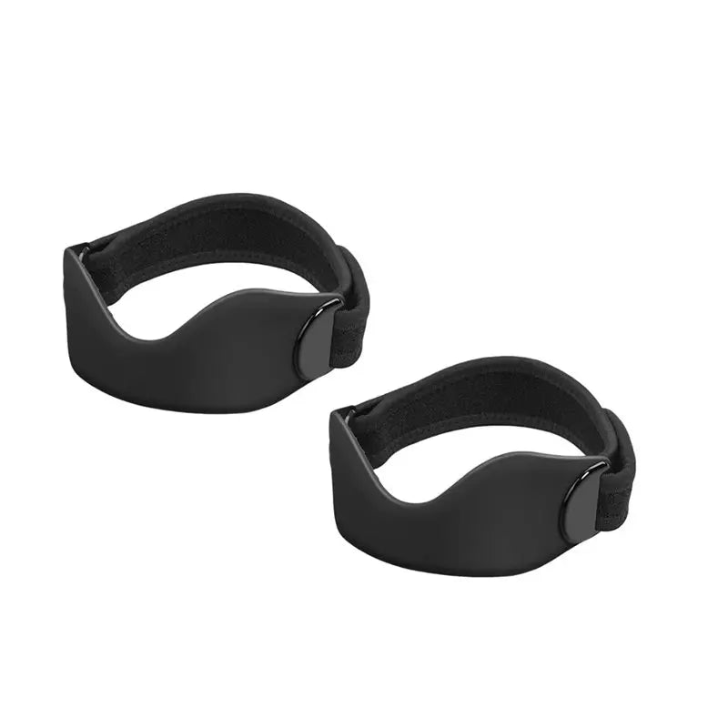 ABZL Silicone Patellar Tendon Support Strap 2-Pack, Knee Brace For Women & Men, Adjustable Non-Slip Patella Band Support